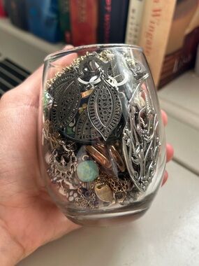 Mystery Jewelry Jar - Bohemian / Earthy /Vintage Mix